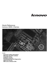Lenovo 3000 J Serie Schnellreferenzanleitung