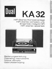 Dual KA 32 Bedienungsanleitung