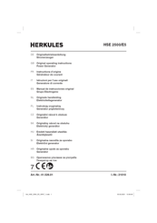 HERKULES HSE 2500/E5 Originalbetriebsanleitung