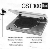 Dual CST 100 Bedienungsanleitung