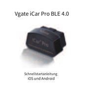 Vgate iCar Pro BLE 4.0 Schnellstartanleitung