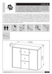 ML MEBLE ELMO 09 Montageanleitung