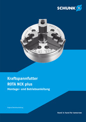 Schunk ROTA NCK plus Montage- Und Betriebsanleitung