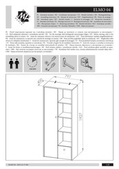 ML MEBLE ELMO 04 Montageanleitung