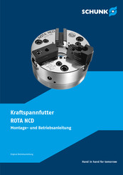 Schunk ROTA NCD Montage- Und Betriebsanleitung