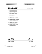 EINHELL Rt-TC 430 U Originalbetriebsanleitung