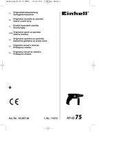 EINHELL RT-ID 75 Originalbetriebsanleitung