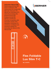 Berner Flex Foldable Lux Slim T-C Bedienungsanleitung