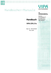 VIPA CPU 21 Serie Handbuch