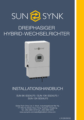 SunSynk SUN-8K-SG04LP3 Installationshandbuch