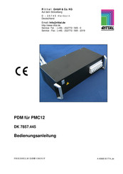 Rittal PMC 12 compact Bedienungsanleitung
