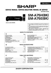 Sharp SM-A75HBK Serviceanleitung