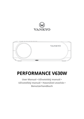 Vankyo Performance V630W Benutzerhandbuch