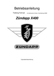 Zundapp X400 Betriebsanleitung