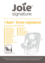 Joie signature i-Spin Grow Bedienungsanleitung