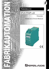 Pepperl+Fuchs KFU8-FSSP-1.D Handbuch