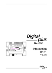 Lenz Digital plus LR101 Bedienungsanleitung