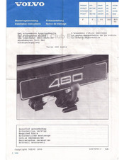 Volvo 480 Serie Einbauanleitung