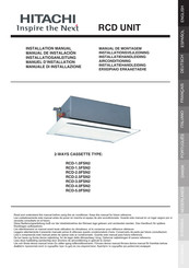 Hitachi RCD-5.0FSN2 Installationsanleitung