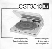 Dual CST3510 Bedienungsanleitung