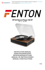 Fenton RP162 Bedienungsanleitung