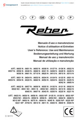 Reber 9550 NC Bedienungsanleitung Und Wartung