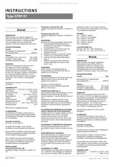 Oj Electronics EFRP-91 Bedienungsanleitung