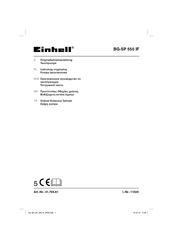 EINHELL BG-SP 550 IF Originalbetriebsanleitung