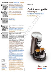 Philips Senseo HD7835 Kurzanleitung
