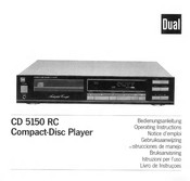 Dual CD 5150 RC Bedienungsanleitung