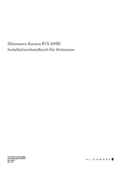 Alienware Aurora R15 AMD Installationshandbuch