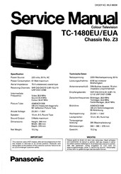 Panasonic TC-1480EU Serviceanleitung