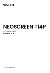Neofyte NEOSCREEN T14P Benutzerhandbuch