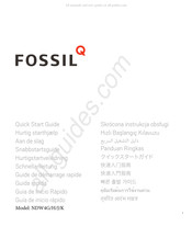 Fossil NDW4G Schnellanleitung