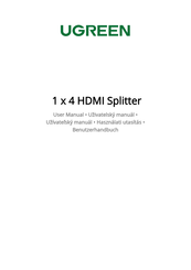 UGREEN 1 x 4 HDMI Splitter Benutzerhandbuch