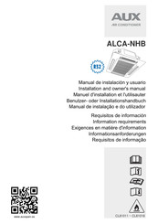 AUX ALCA-NHB Benutzer- Oder Installationshandbuch