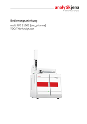 Analytik Jena multi N/C 2100S Bedienungsanleitung
