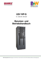 Wöhrle WP-S 120 Benutzer- Und Betriebshandbuch