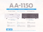Akai AA-1150 Bedienungsanleitung