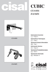 Cisal CUBIC CU00551 Technische Produktinformation