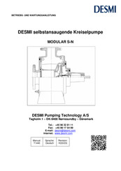Desmi MODULAR S100-80-275N Betriebs- Und Wartungsanleitung