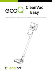 ecofort ecoQ CleanVac Easy Gebrauchsanweisung