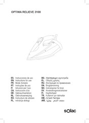SOLAC OPTIMA RELIEVE 3100 Gebrauchsanleitung