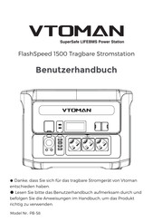 VTOMAN FlashSpeed 1500 Benutzerhandbuch