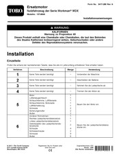 Toro 137-6946 Installationsanweisungen