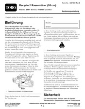 Toro 311000001 Bedienungsanleitung