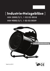 Rowi HIH 9000/2/1 Originalbetriebsanleitung