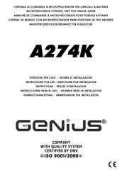Genius A274K Gebrauchsanleitung