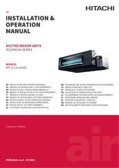 Hitachi RPI-2.0FSRE Installations- Und Betriebshandbuch