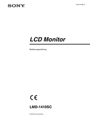 Sony LMD-1410SC Bedienungsanleitung